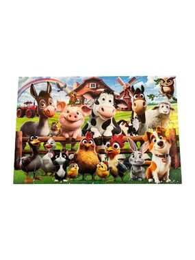 3/$20 Farm Animals 48 Piece Puzzle for Toddlers and Kids